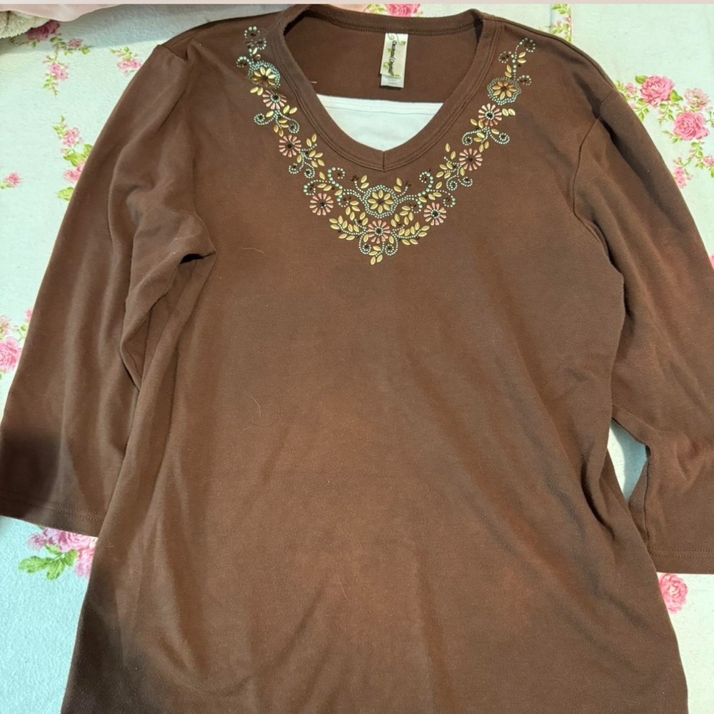 Brown top